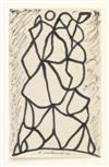 ABRAHAM WALKOWITZ Three pen and ink drawings.